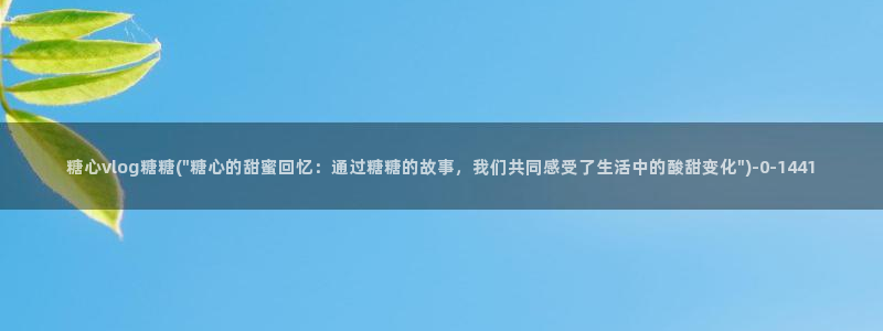 糖心vlog冉冉学姐