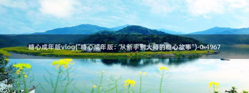 糖心vlog的视频